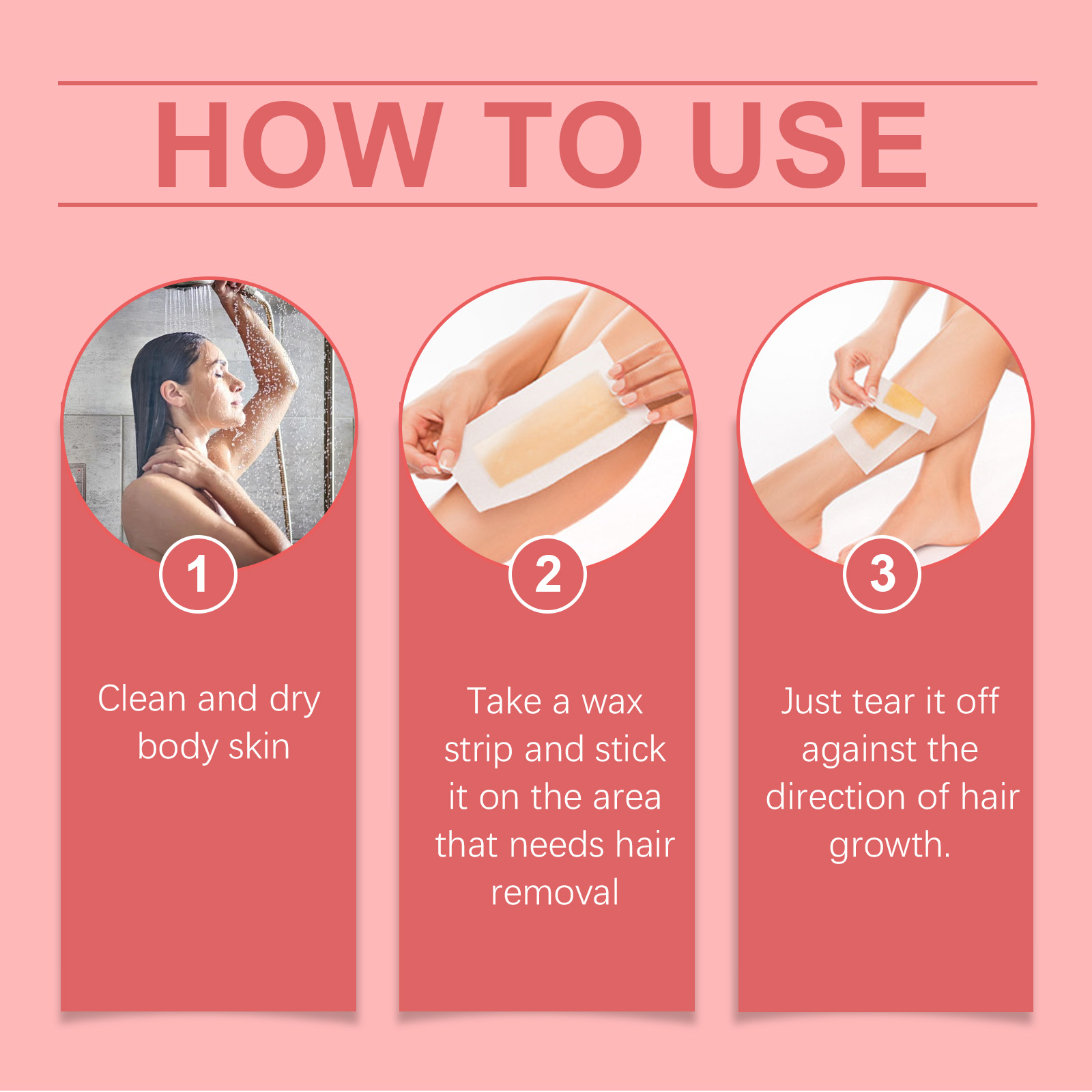 (Citrus Scent) Scented Hair Removal Wax Strips Series Gentle Moisturizing Refreshing Smooth Skin Body Depilatory Bars