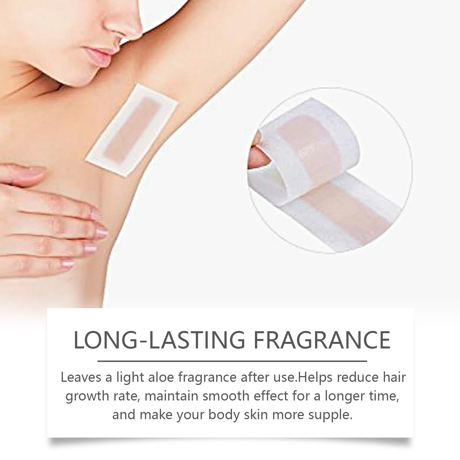 (Citrus Scent) Scented Hair Removal Wax Strips Series Gentle Moisturizing Refreshing Smooth Skin Body Depilatory Bars