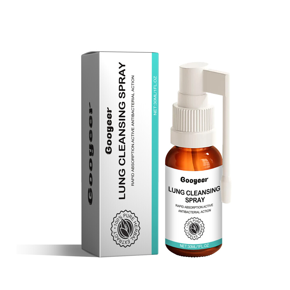 Lung Cleansing Spray for Dry Itchy Throat Cough Relief