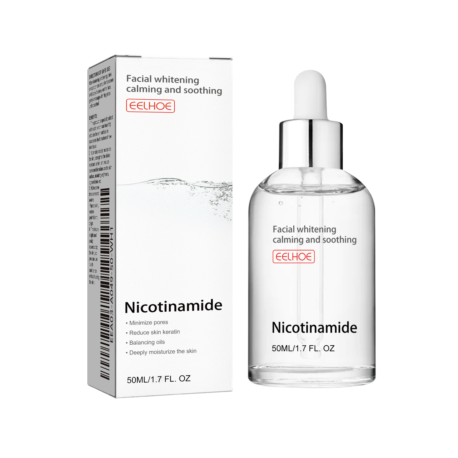 Niacinamide Face Serum Gentle Moisturizing Pore Care Brightening For Daily Skincare 50ml