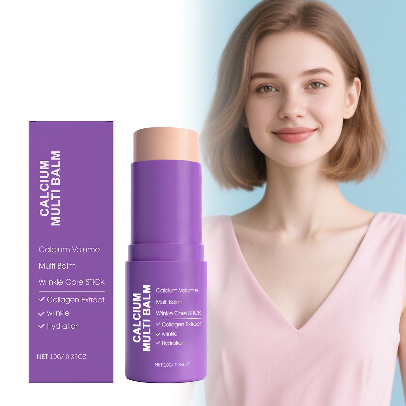 Multi Effect Moisturizing Cream Stick Lightweight Hydrating For Daily Skin Care