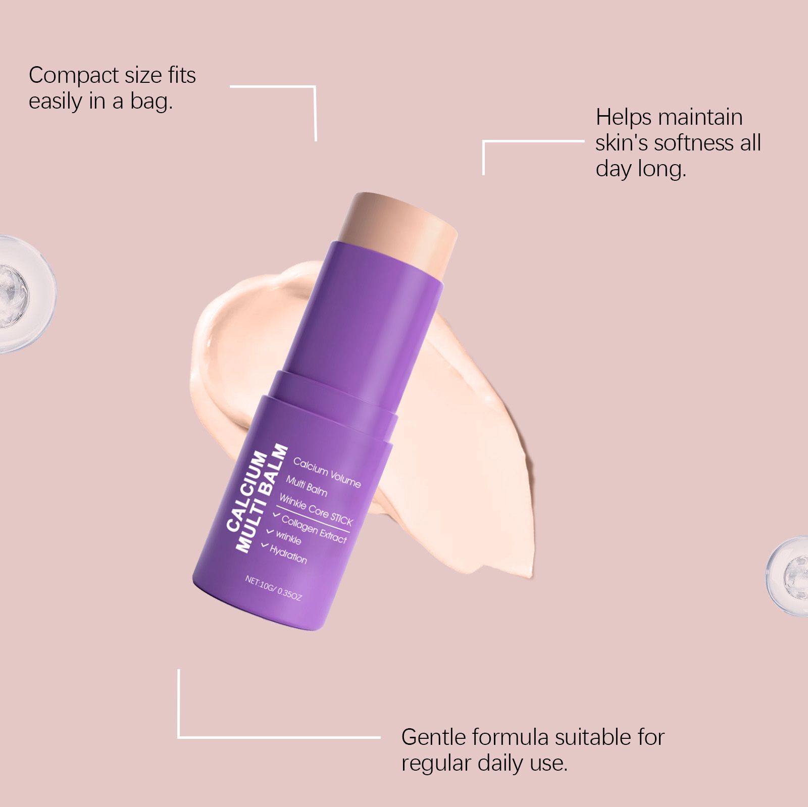 Multi Effect Moisturizing Cream Stick Lightweight Hydrating For Daily Skin Care