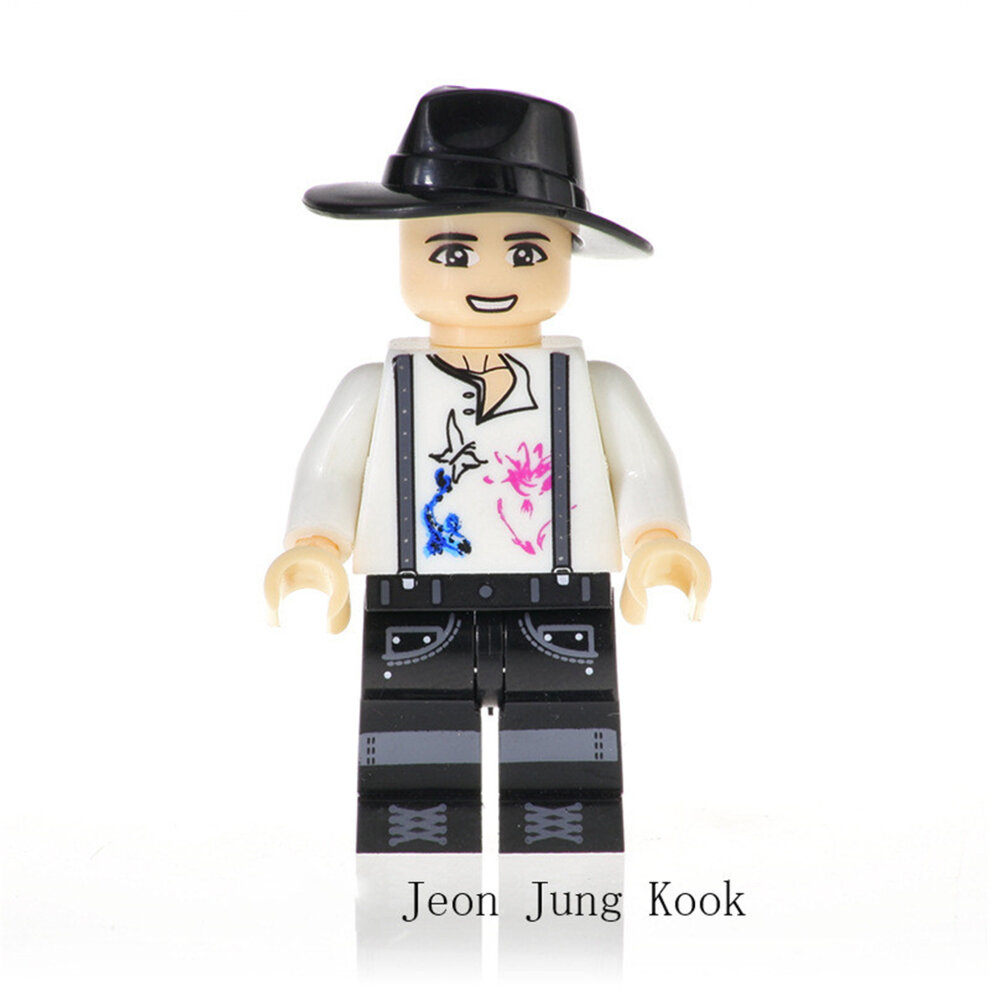 7Pcs Bangtan Boys BTS Building Block Minifigures Toys Best Action Figures Gift Fit Lego