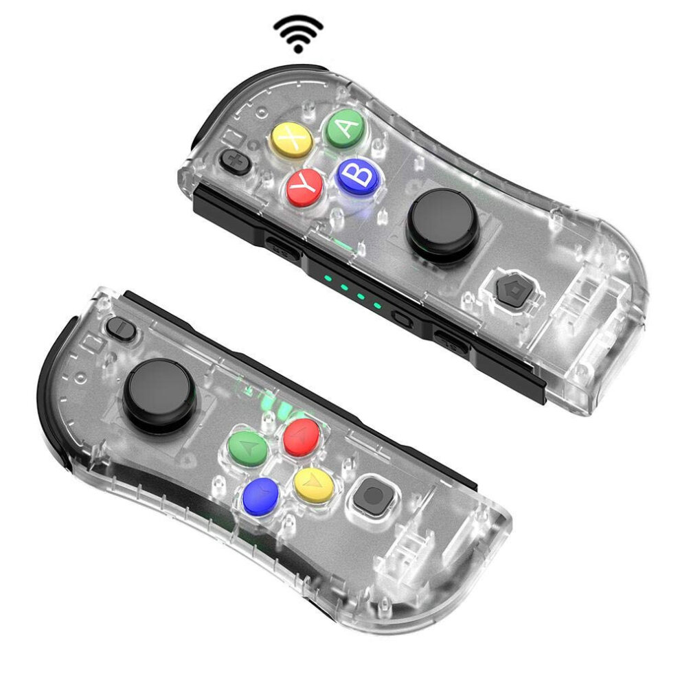 Joy Pad Controller Replacement Joycon Gamepad Joystick Switch Controller For Nintendo Switch Transparent