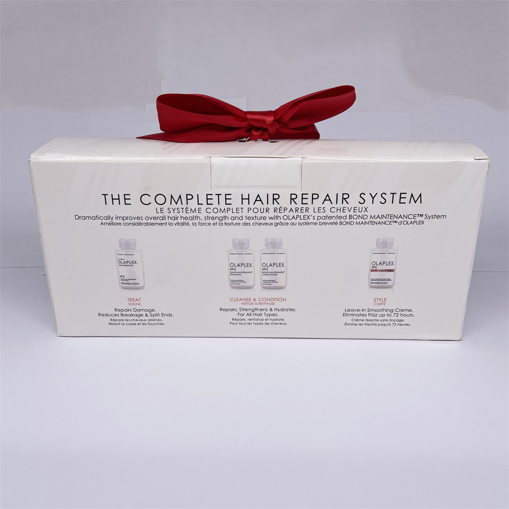 4Pcs/Set Olaplex HOLIDAY HAIR FIX Repair Dry Frizz No.3 4 5 6 Bond Perfector Stand Alone Professional Hair Treatment Hair Oil