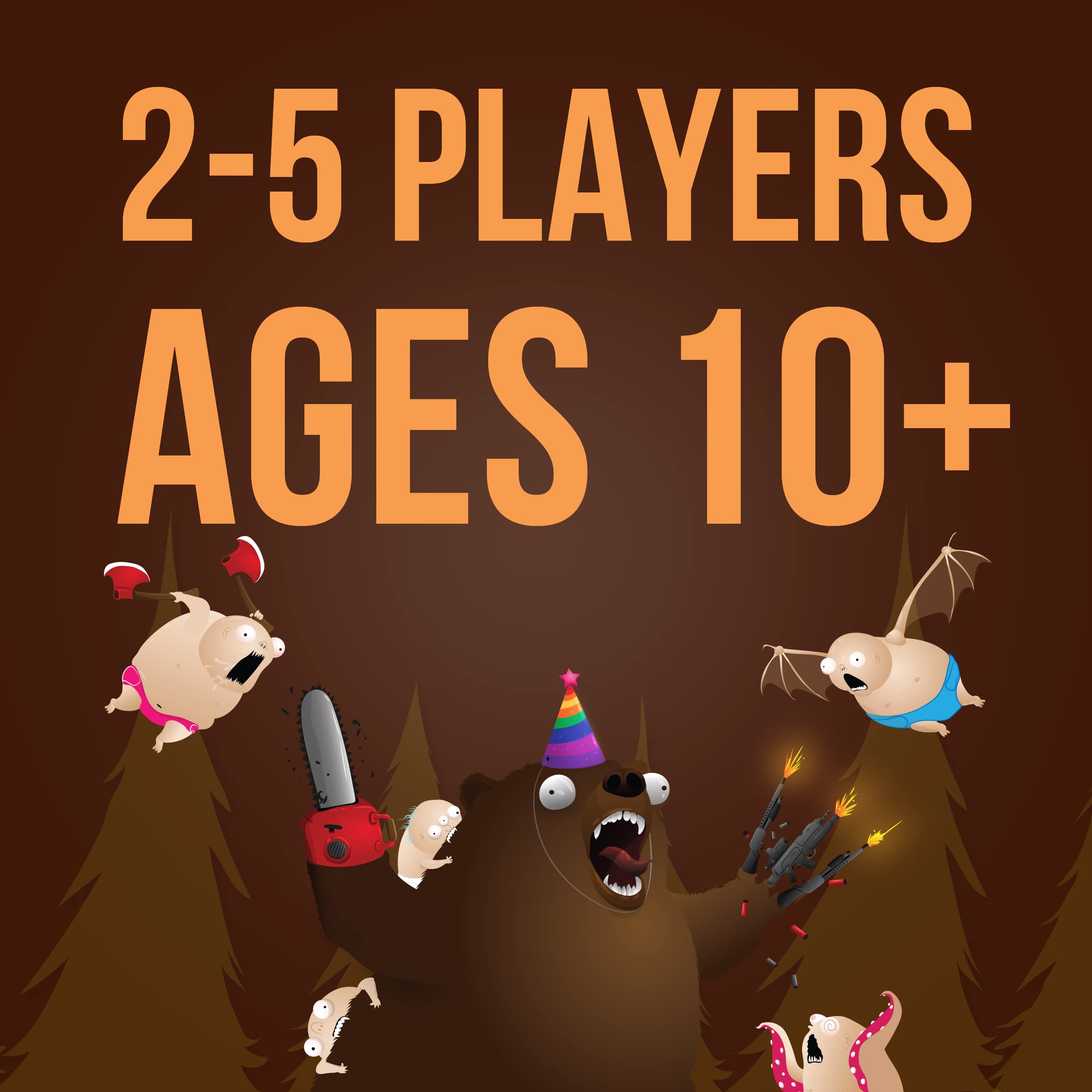 Board Game Bears vs Babies by Exploding Kittens Card Games Fun Family Party Toys for Adults Teens and Kids Parent Child Educational Toys Gift