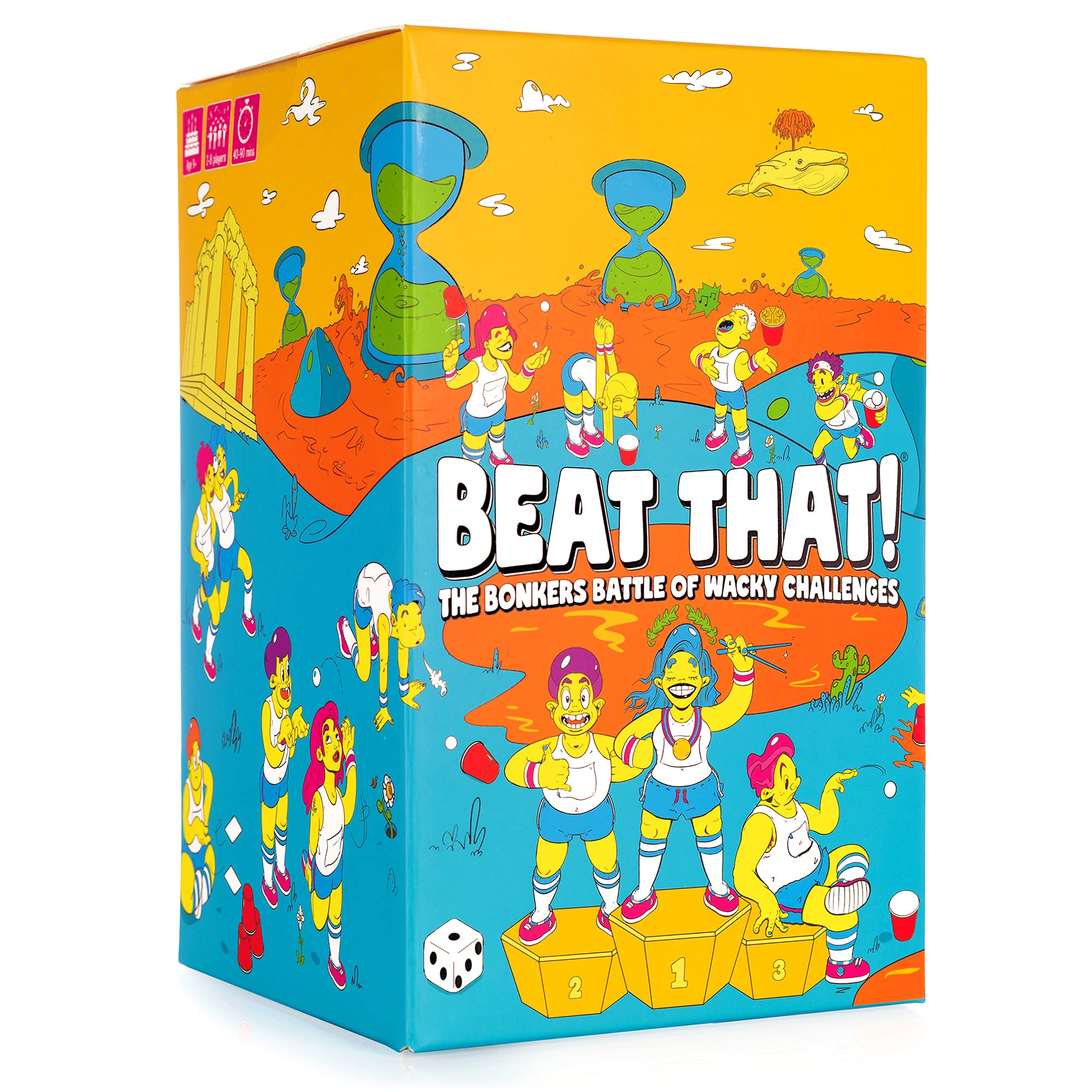Family Party Game Beat That The Bonkers Battle of Wacky Challenges Board Games Fun Festive Party Cards for Kids and Adults Perfect Christmas Stocking Fillers