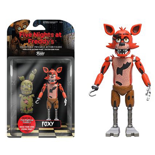 (Freddy) Golden Freddy Foxy The Pirate Articulated Action Figure Funko Five Nights At Freddys 15cm FNAF Figures Blacklight Bonnie Foxy Chica FREDDY FROSTBE Action Figure PVC Collection Doll Movable Golden Freddy Model Toys