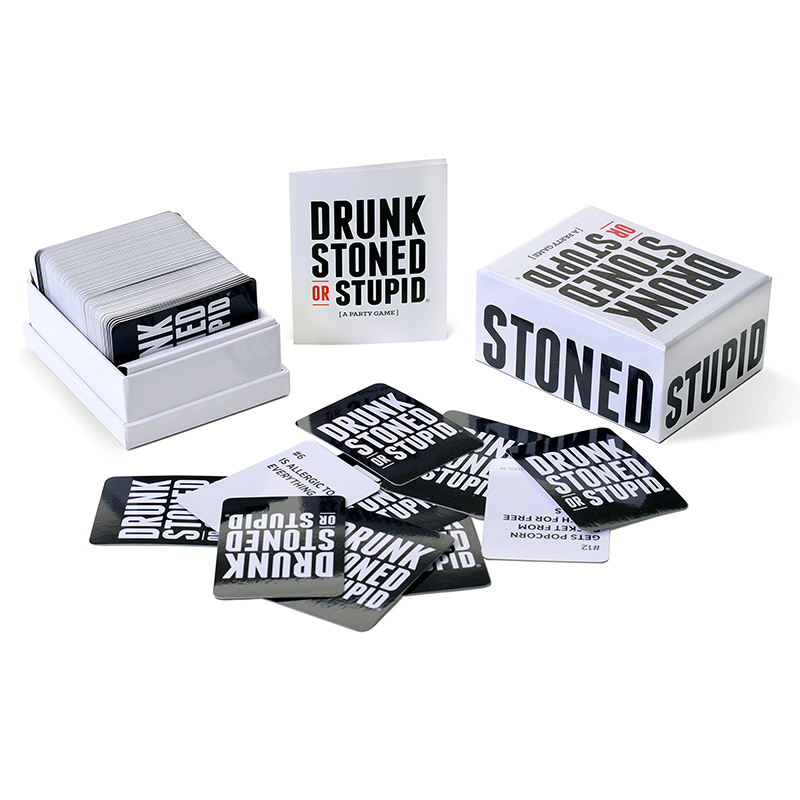 DRUNK STONED OR STUPID  A Party Game Family Party Card Game