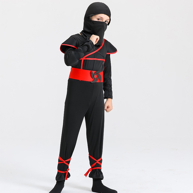 (110~120cm) Ninja Costumes Dragon Ninja Muscle Costume Ninja Fancy Dress Costume Halloween Gifts