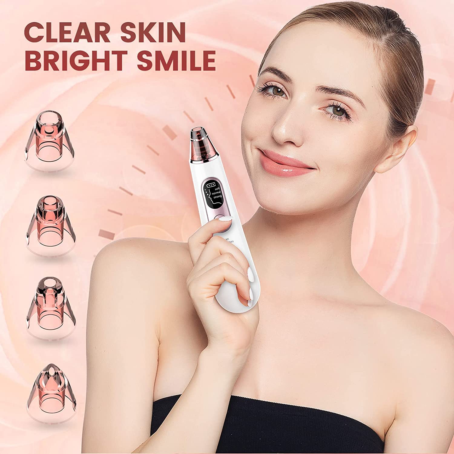 Blackhead Remover Vacuum Electric Pore Suction Remover Tools Acne Comedone Extractor Tool