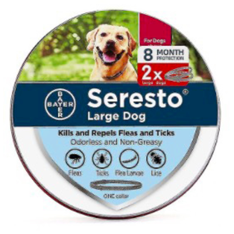 Seresto Flea and Tick Collar for Dogs Adjustable Cat Flea Treatment Collar Cat Collar Repellent Puppies 8 Months Effective Protection