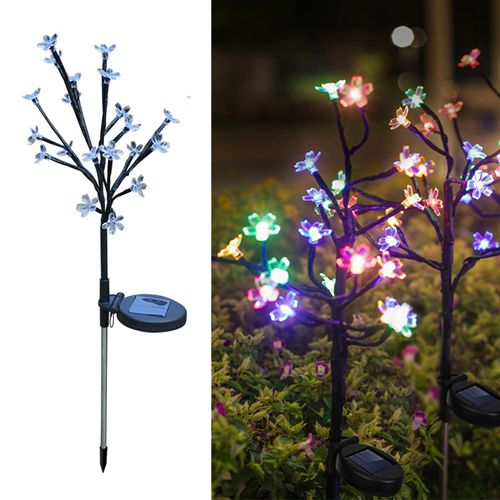 Solar Lights Outdoor Garden Solar Flower Lights for Lawn Yard Garden Ornaments Outdoor Christmas Decorations