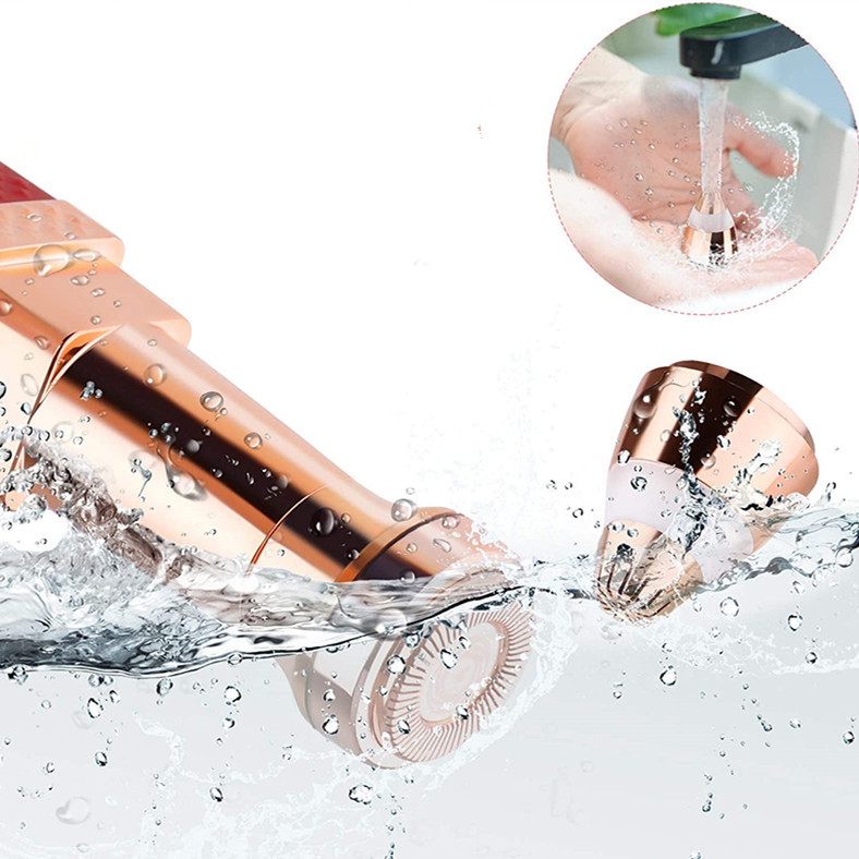2 in1 USB Rechargeable Eyebrow Trimmer & Shaver for Women - Facial Hair Removal Device