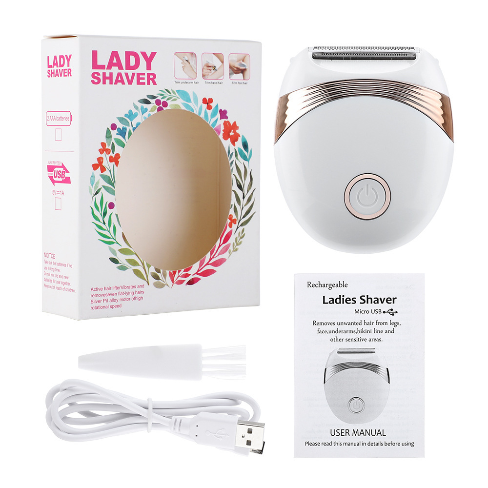 Mini Electric Shaver for Women Rechargeable Hair Removal Device