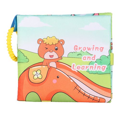 Baby Bear Early Learning Cloth Book Set Infant Cloth Book for Toddlers