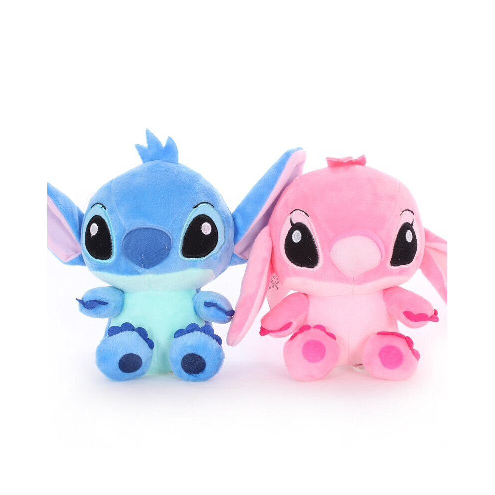 2pcs Lilo and Stitch Plush Toy 20CM Soft Cute Stuffed Doll Figure Kids Toy Gift