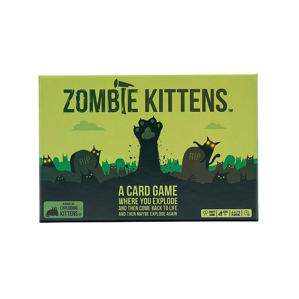 Zombie Kttens Strategy Kittens Exploding Card Game Kids Puzzle Toy