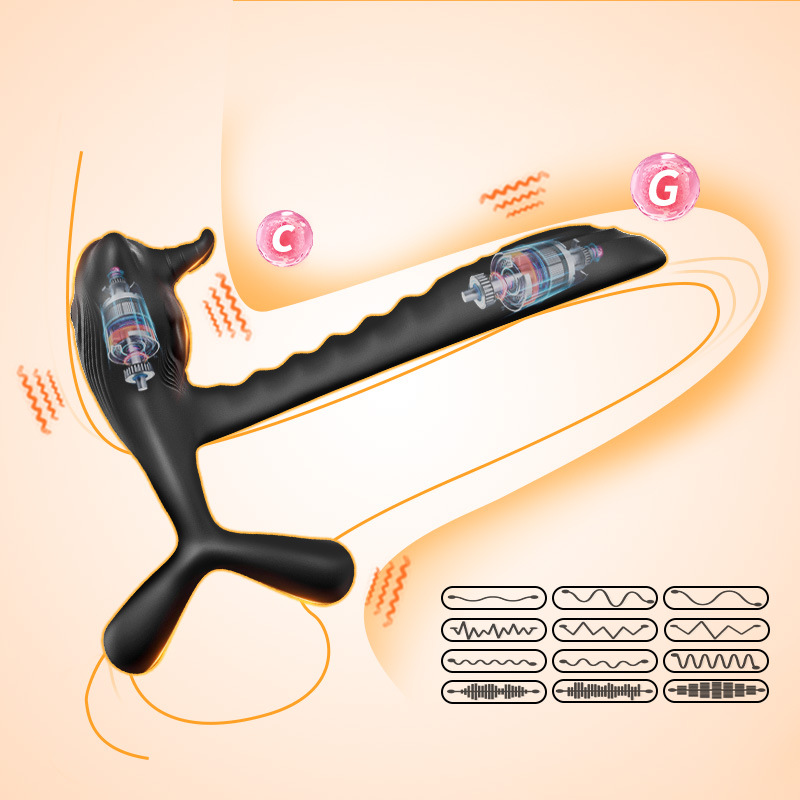 Vibrator Ring Male Lock Ring Vibrator Male And Female Sex Toys Stimulator Remote Control Sex Adult Supplies