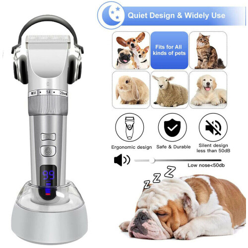 Pro Pet Dog Grooming Clipper Thick Fur Hair Trimmer Electric Shaver