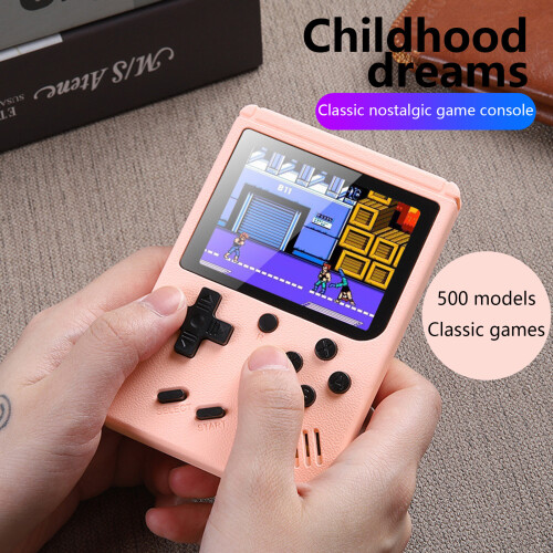 (Blue) Handheld Game Players Portable Retro Video Console