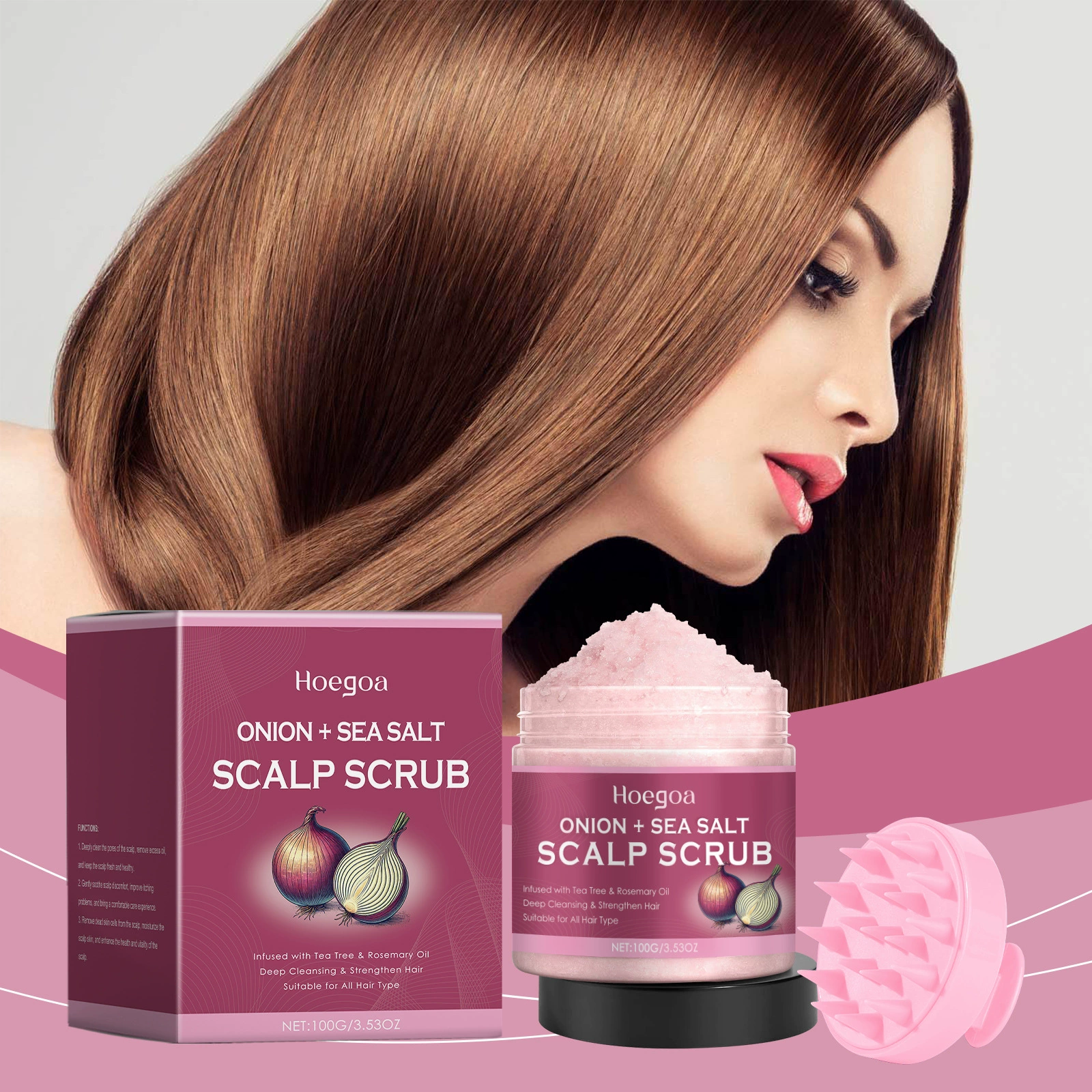 Scalp Scrub Onion Scalp Exfoliating Shampoo For Purification And Removal