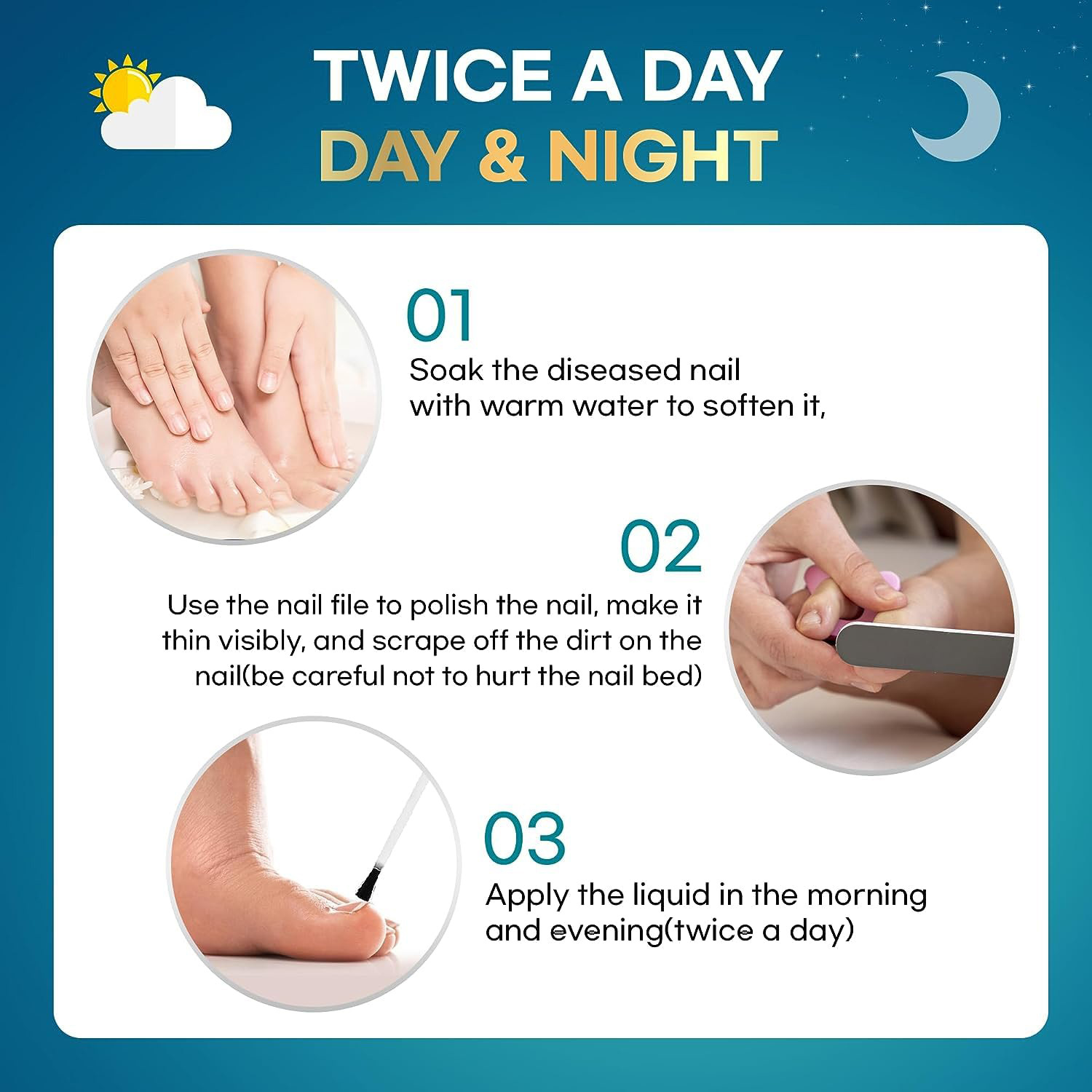 Fungal Nail Treatment for Toenails Extra Strong Nail Fungus Repair Solution Nail Fungal Renewal Foot Care Liquid 20ml