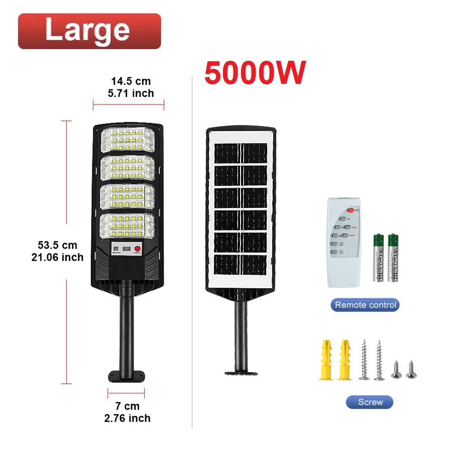 (2000W) Supr Powerful Solar Led Light Outdoor 5000W/3000W/2000W Wall Solar Lamp Motion Sensor Sunlight Garden Light