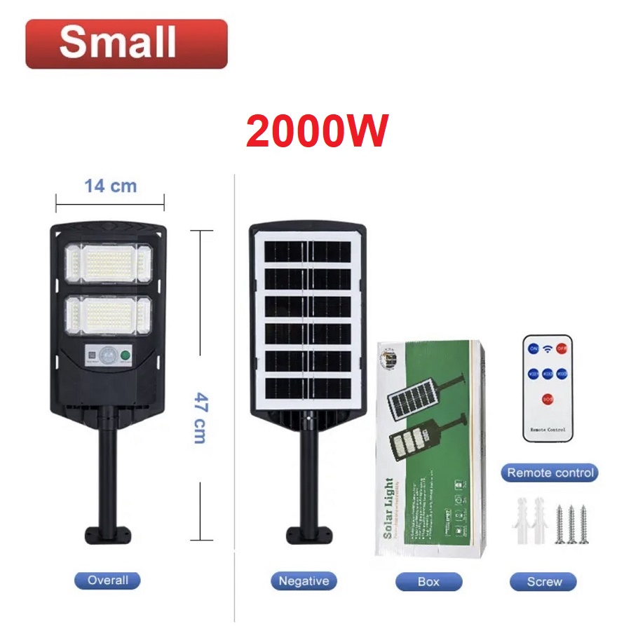 Supr Powerful Solar Led Light Outdoor 5000W/3000W/2000W Wall Solar Lamp Motion Sensor Sunlight Garden Light