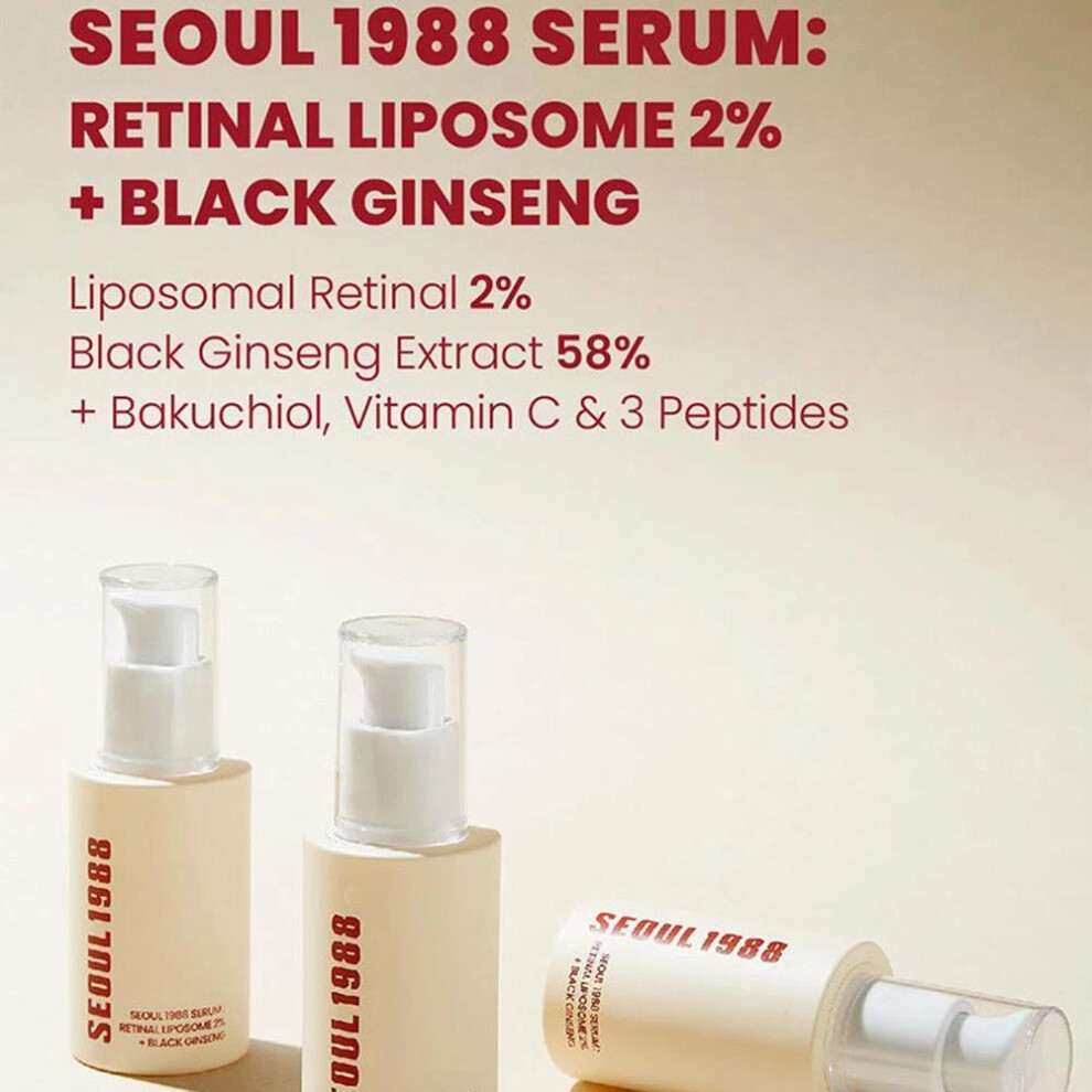 KSECRET SEOUL 1988 Serum Retinal Liposome 2 Percent Black Ginseng 30ml