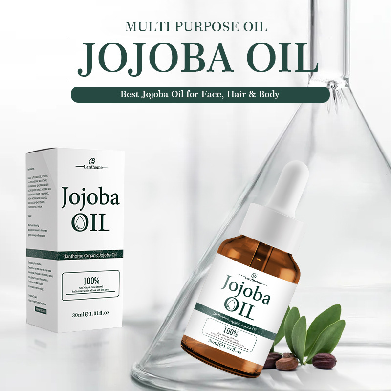 Jojoba Oil For Facial Moisturizing Nourishing And Skin Balancing Daily Massage And Care Oil 30ml