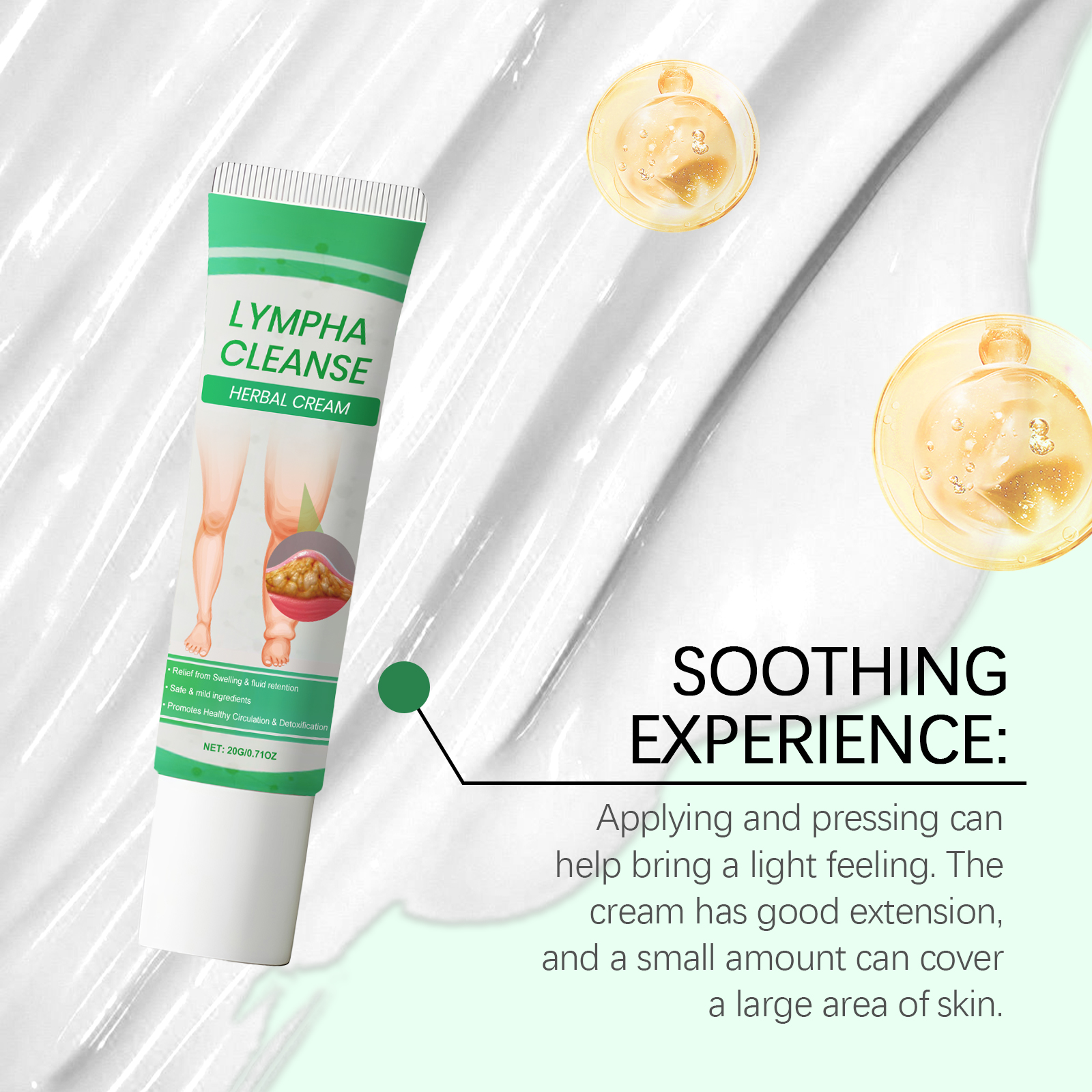 Herbal Body Care Cream Daily Massage Nourish Body Skin Mild Ingredients External Use Body Care Ointment
