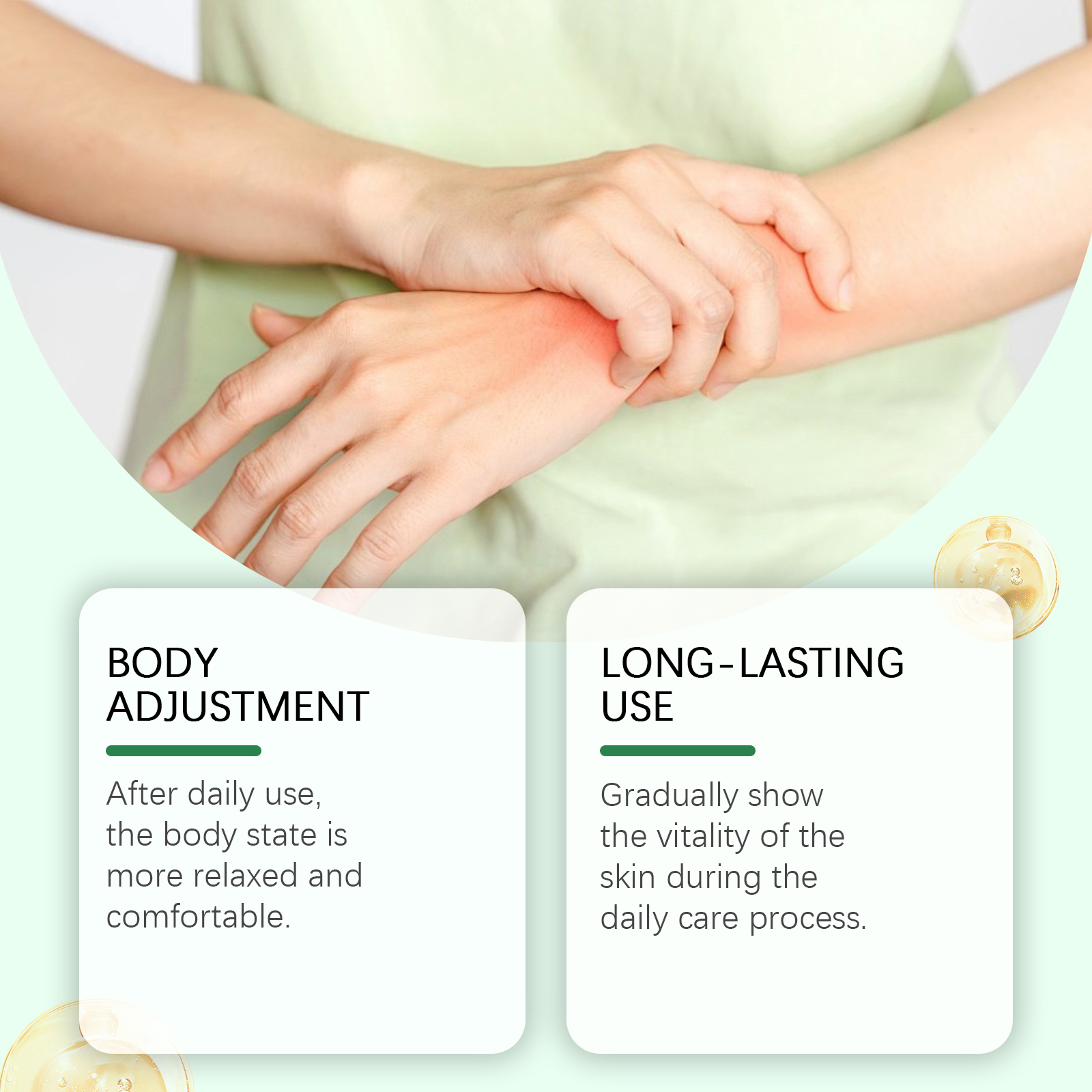 Herbal Body Care Cream Daily Massage Nourish Body Skin Mild Ingredients External Use Body Care Ointment