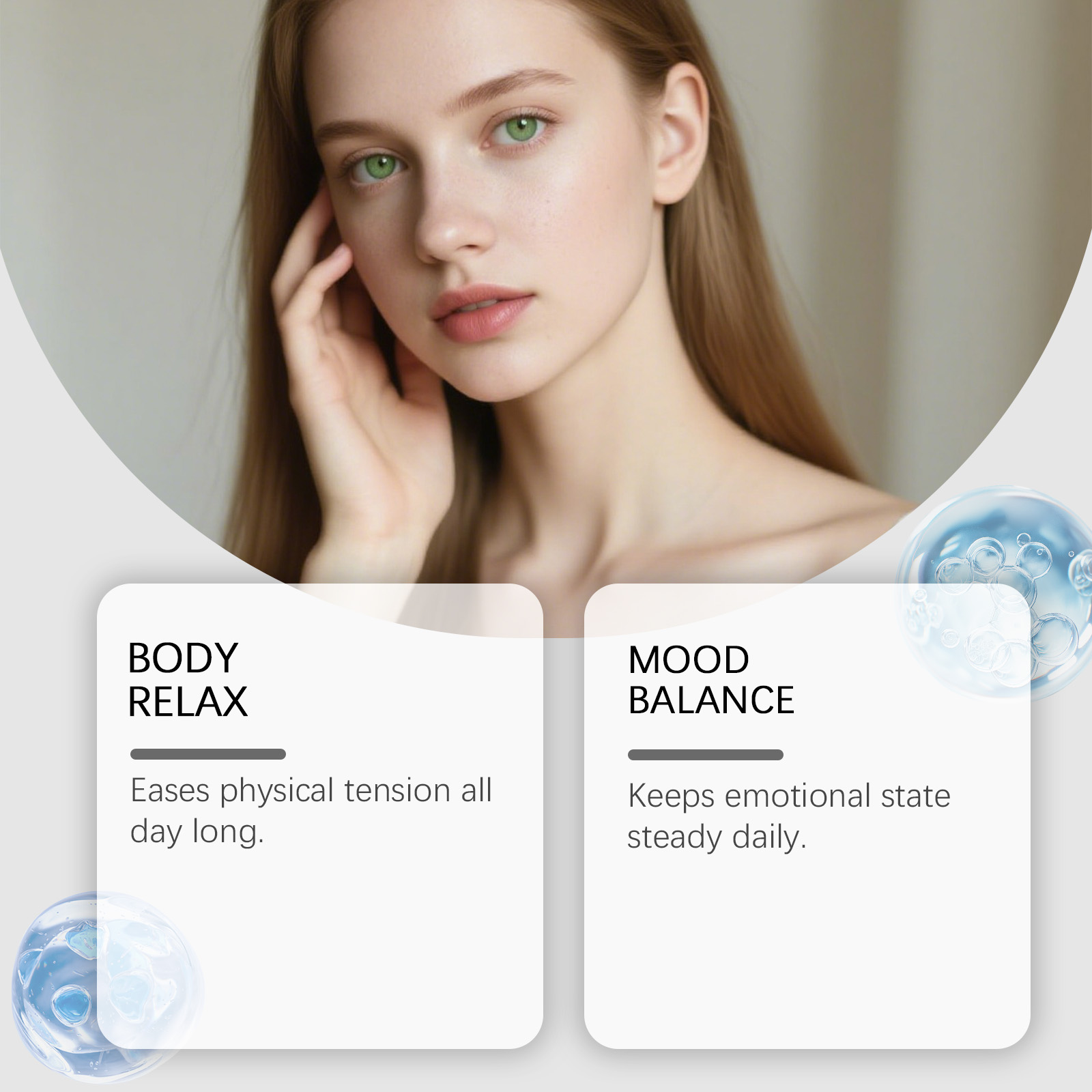Calm Mind Gentle Care Powder Oral Daily Mood Balance Supplement Boost Body Energy Vitality And Focus Condition