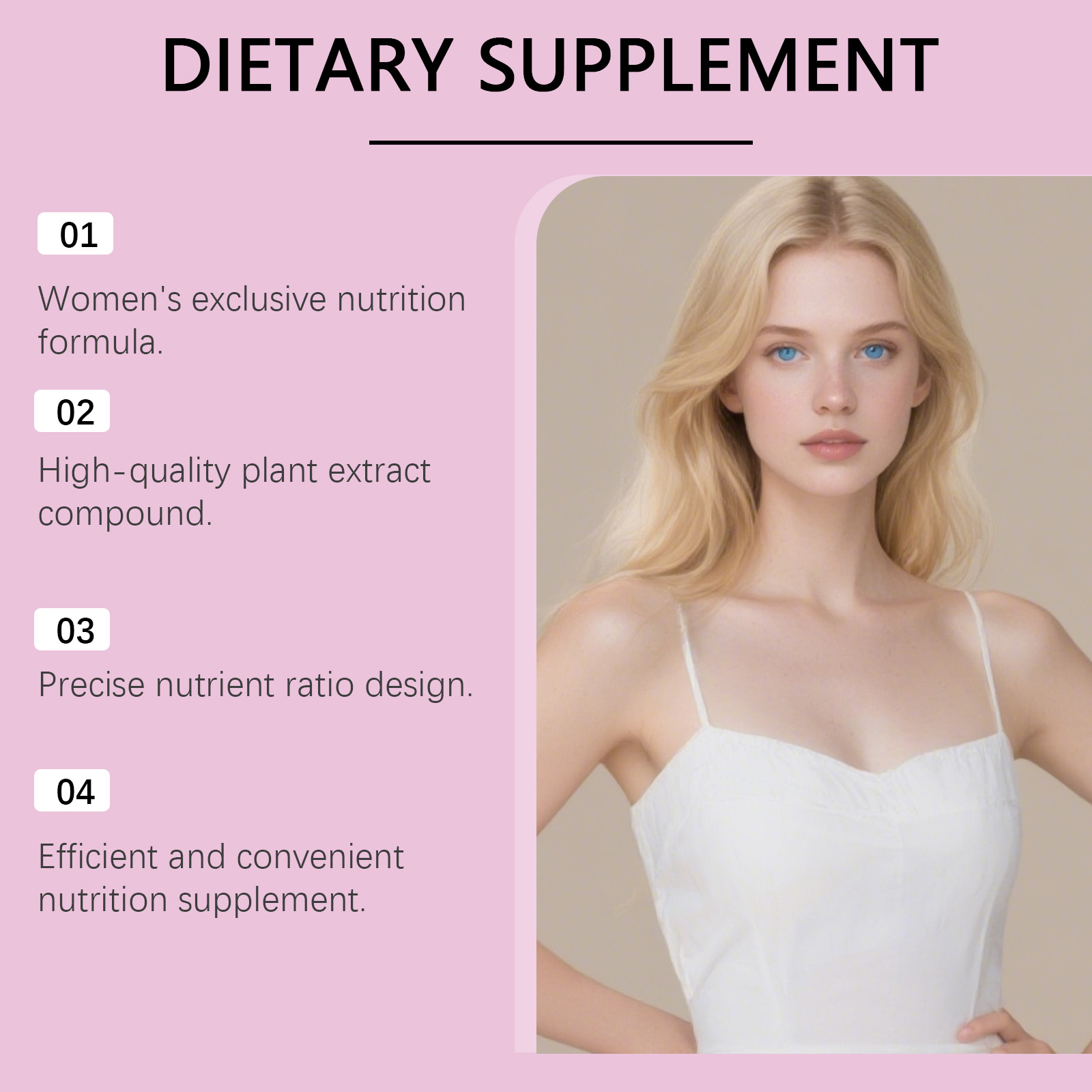 Women Balance Renew Nutrition Capsules Special Care Oral Dietary Supplement Cycle Nourish Physical Condition Regulate Nutrient Supply
