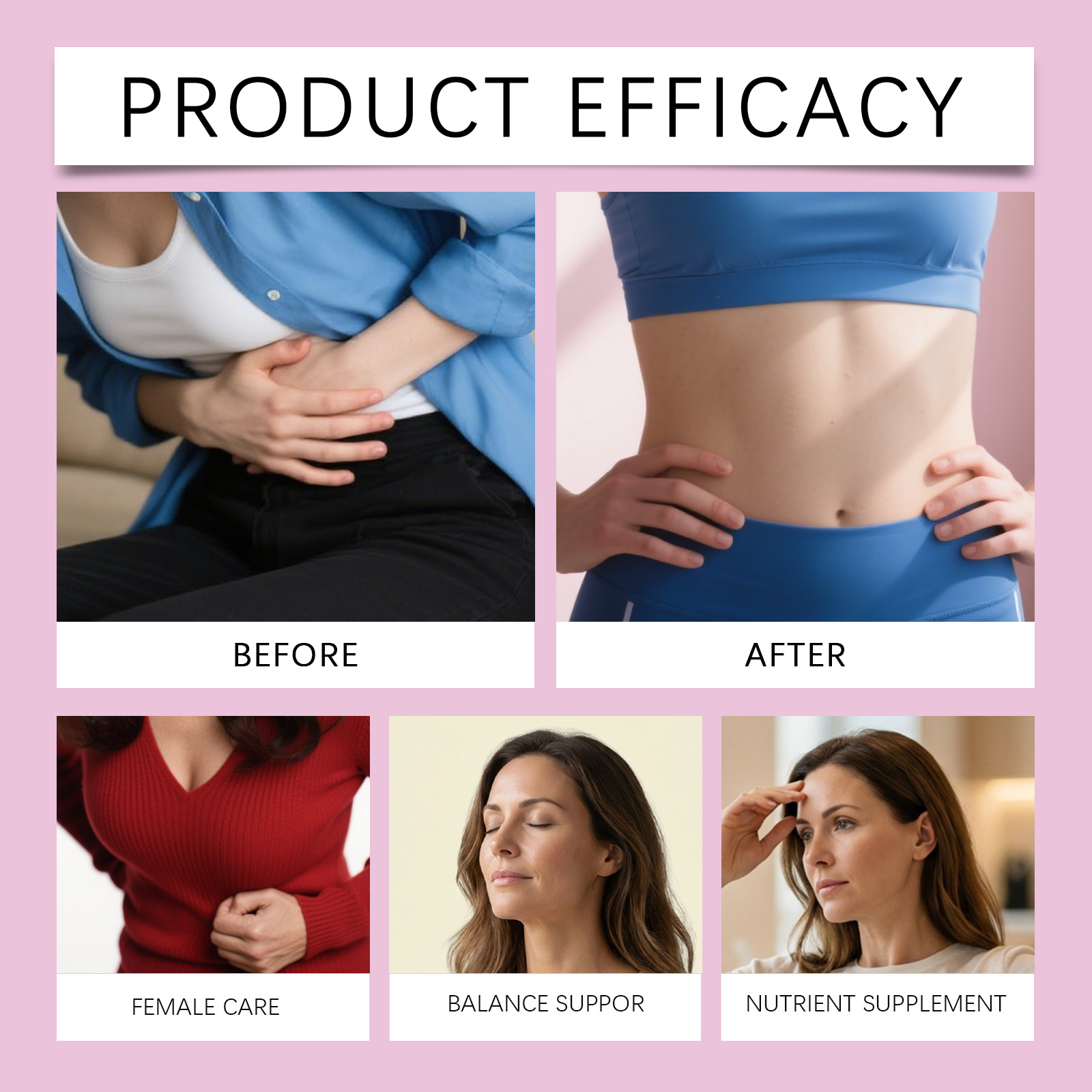 Women Balance Renew Nutrition Capsules Special Care Oral Dietary Supplement Cycle Nourish Physical Condition Regulate Nutrient Supply