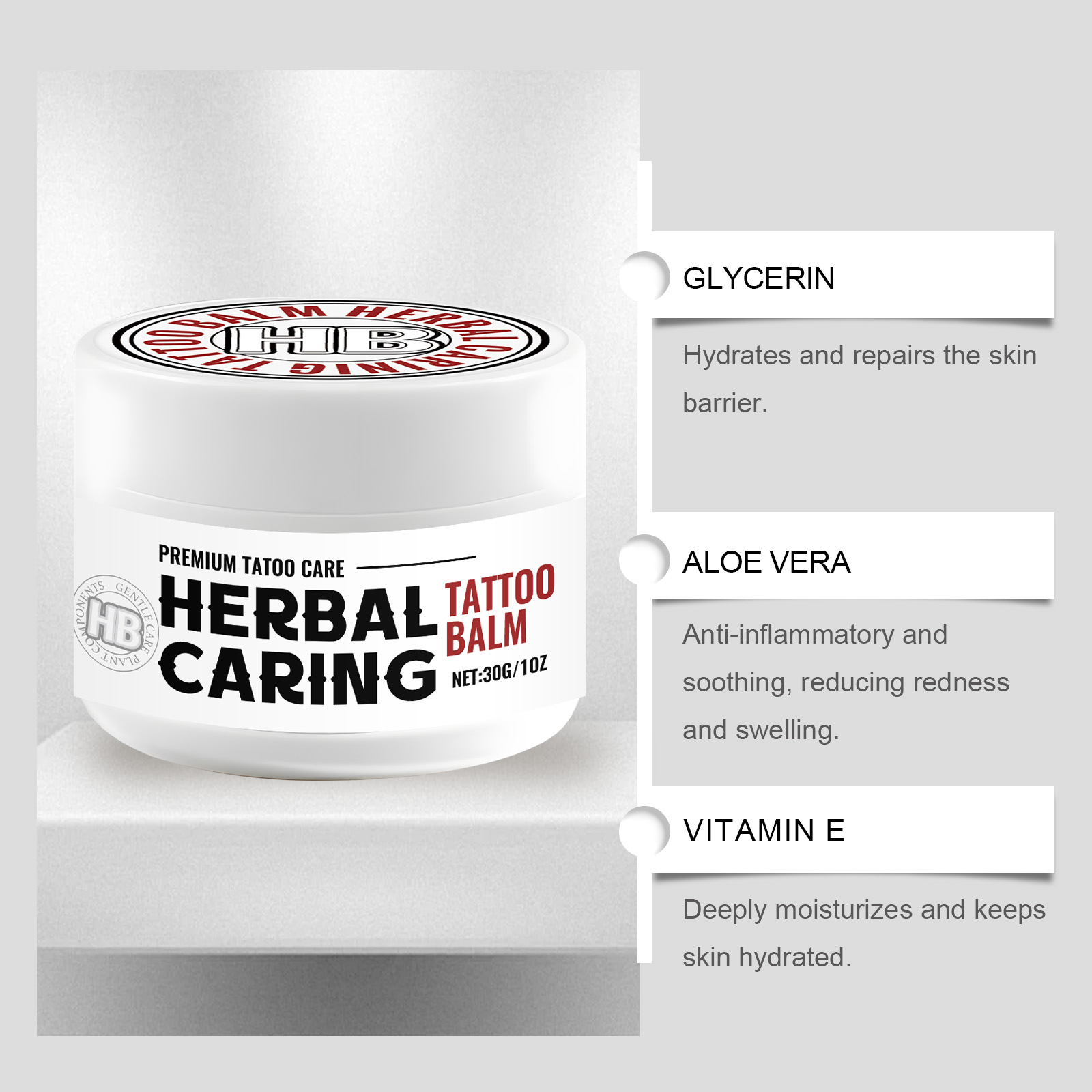 Herbal Tattoo Care Ointment Mild Gentle Nourishing Moisturizing Daily Care For Human Body Skin Care