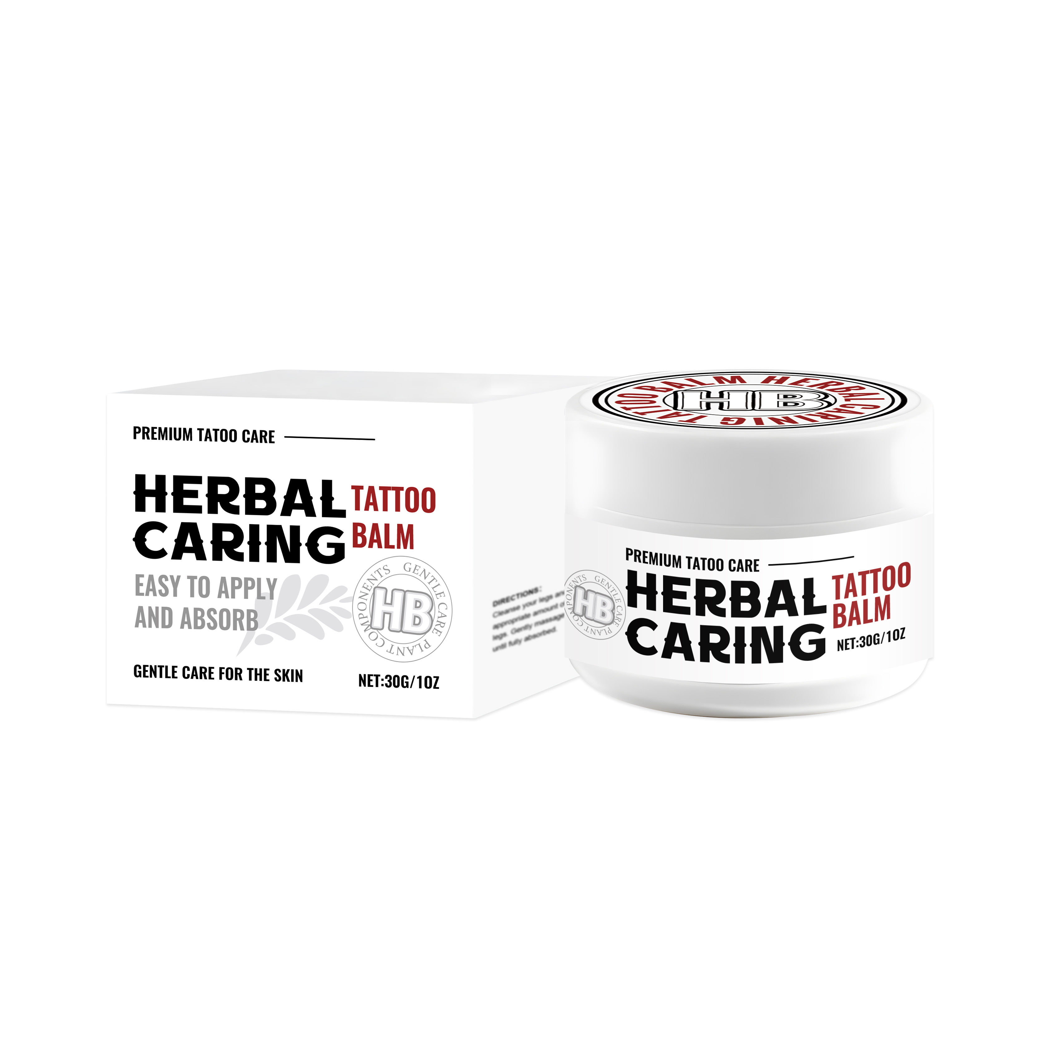 Herbal Tattoo Care Ointment Mild Gentle Nourishing Moisturizing Daily Care For Human Body Skin Care