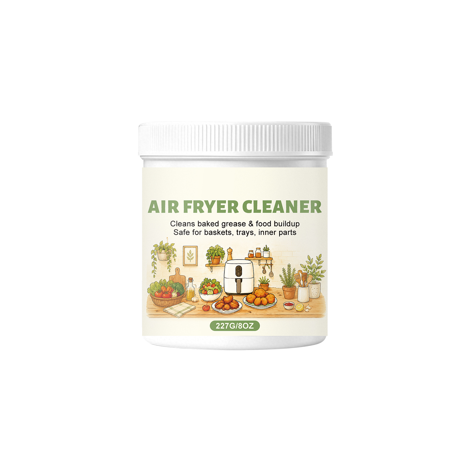 Air Fryer Deep Cleaning Powder For Kitchen Heavy Grease Stains Daily Household Appliance Care Supplies