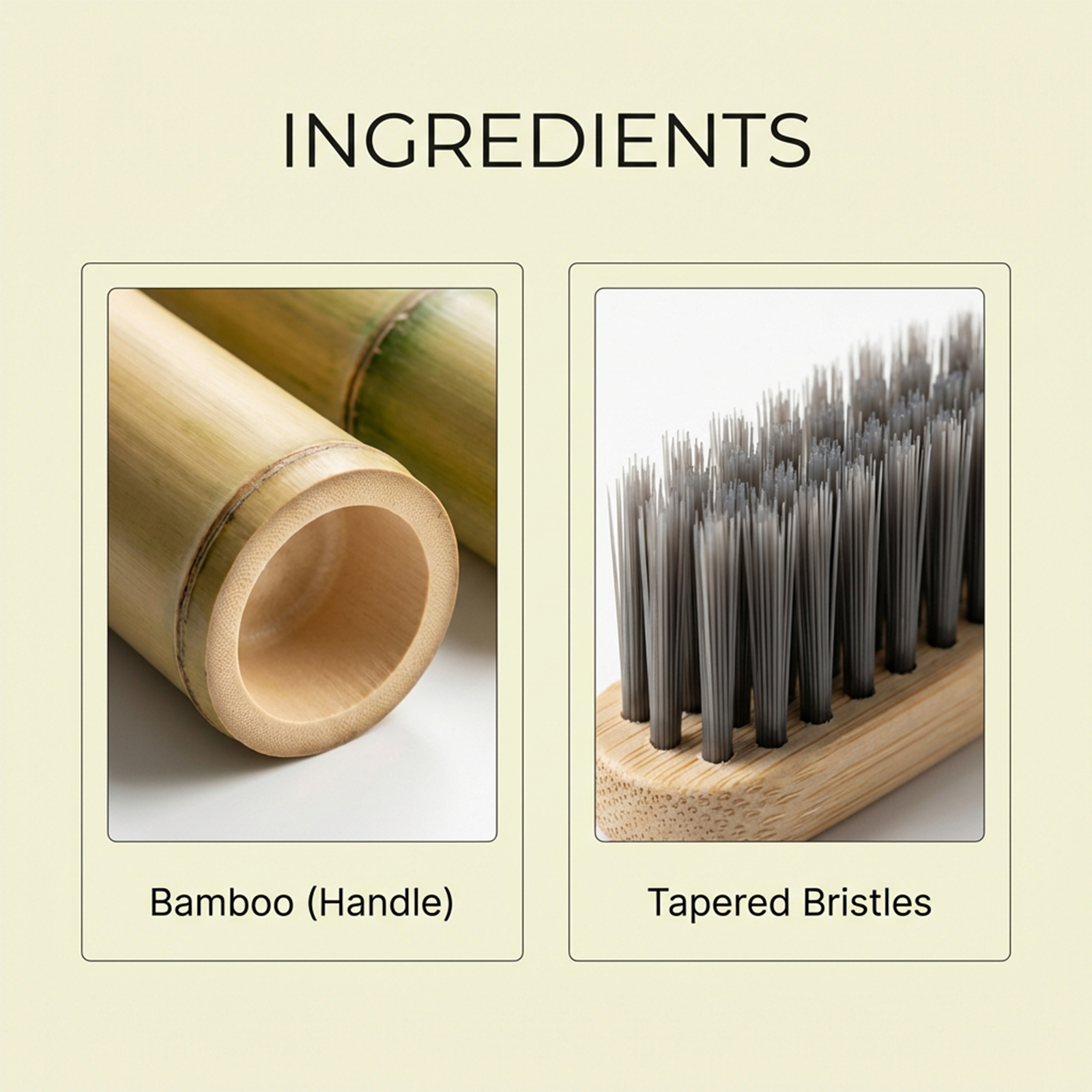 Bamboo Toothbrush Spiral Texture Comfortable Handle Labor Saving Grip Daily Teeth Cleansing Gentle Holding Easy Tooth Care Soft Hand Feel