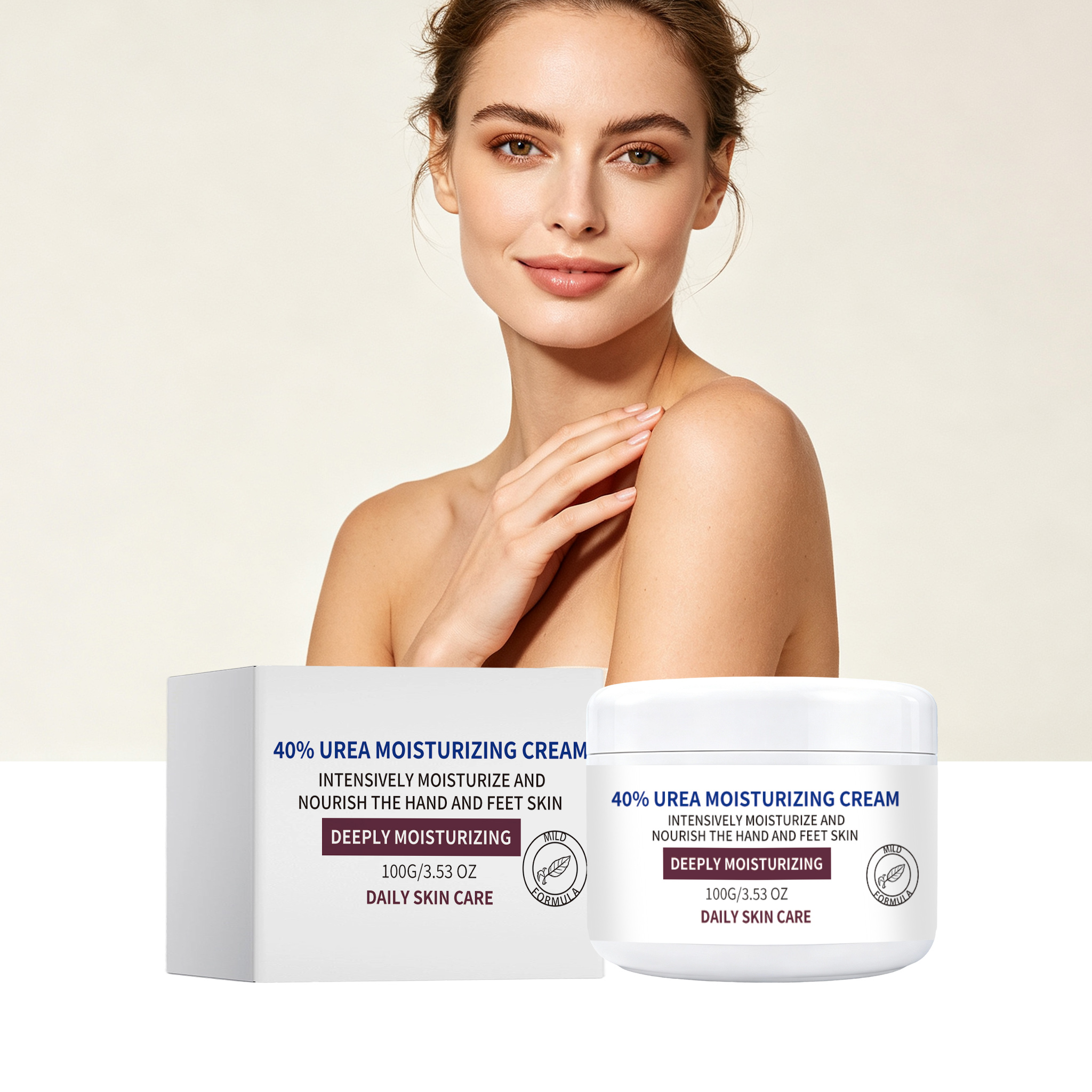 Urea Moisturizing Hand Foot Cream Soft Mild Skin Friendly Delicate Comfort Daily Care Lotion