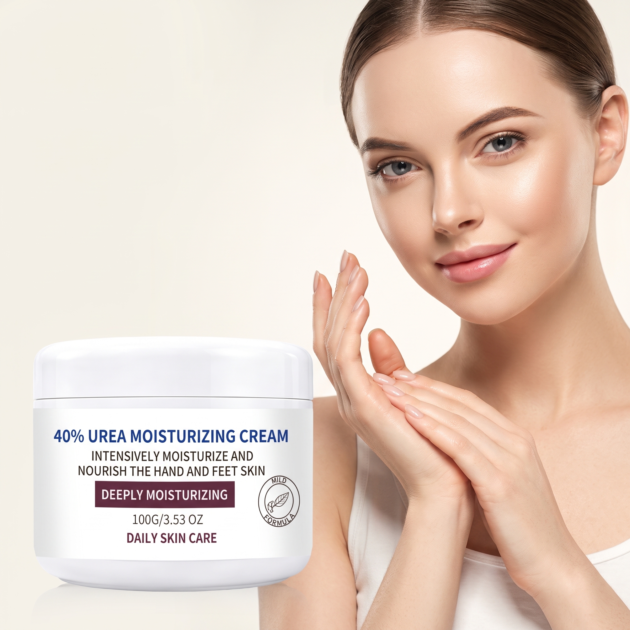 Urea Moisturizing Hand Foot Cream Soft Mild Skin Friendly Delicate Comfort Daily Care Lotion