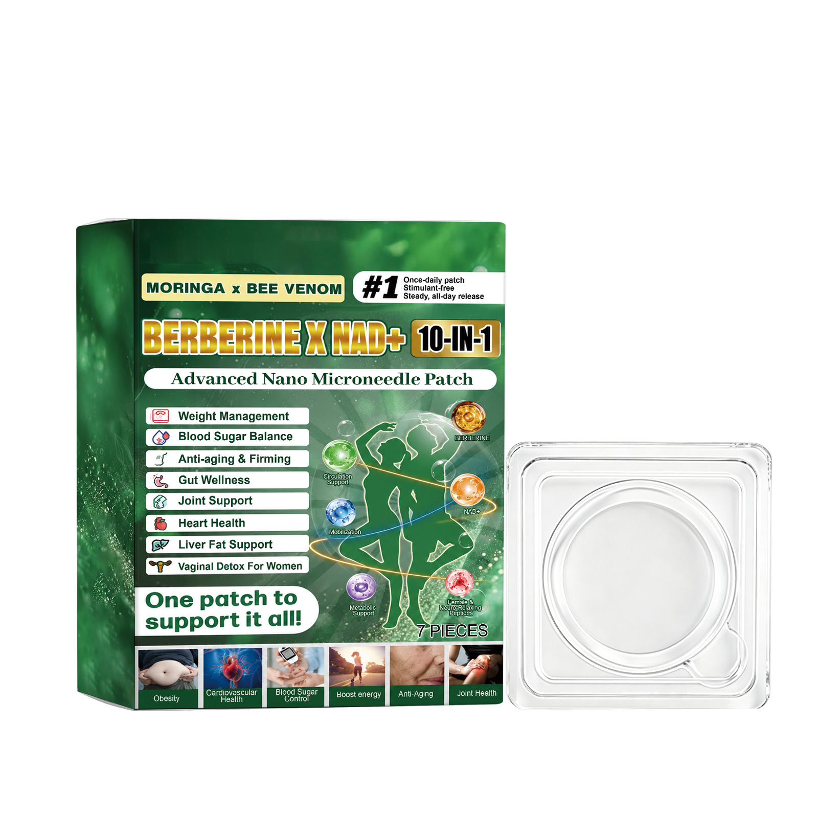 Compound Plant Extract Care Patch Mild Natural Formula Soft Skin Friendly Close Fit Tiny Portable Easy Attach Daily Skin Care