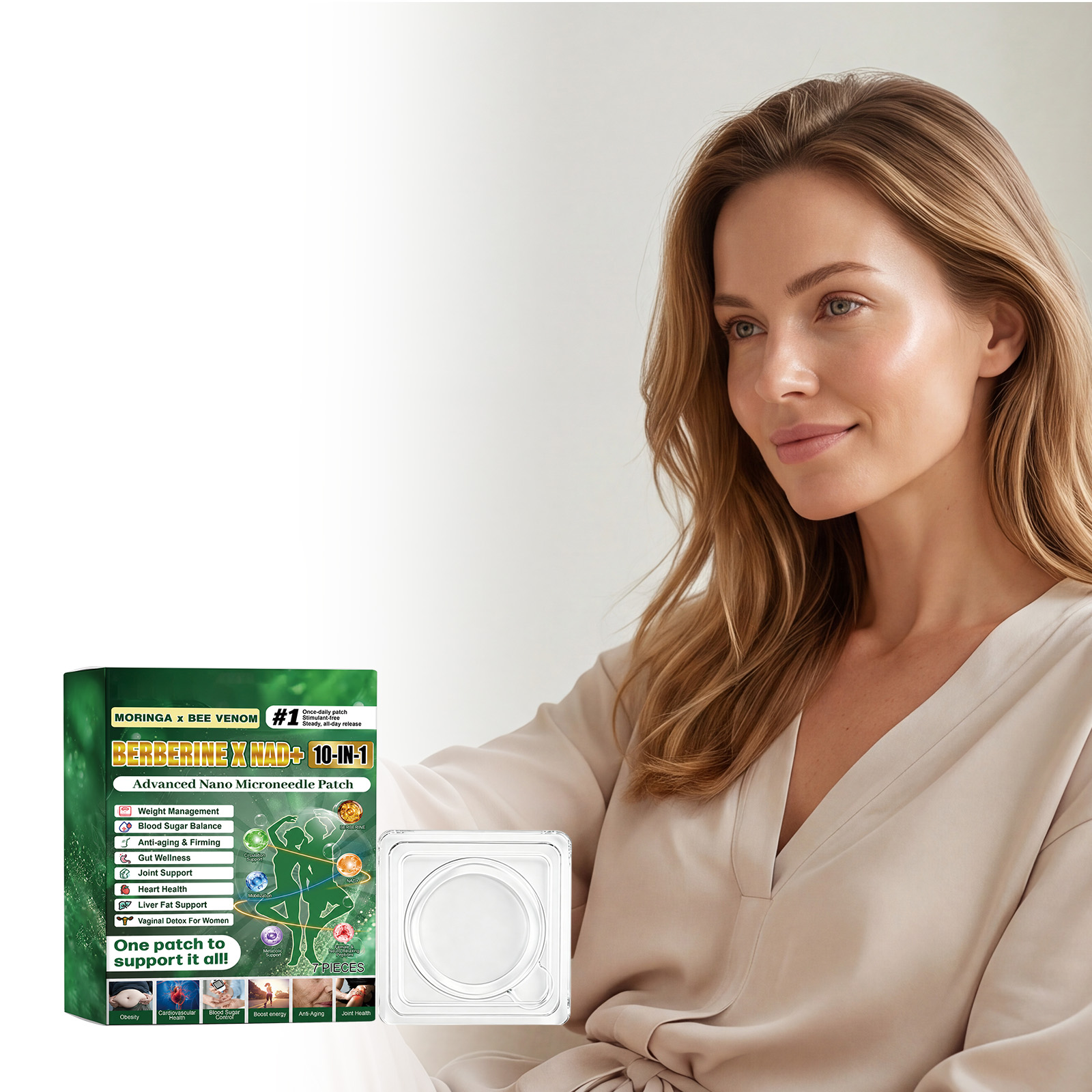 Compound Plant Extract Care Patch Mild Natural Formula Soft Skin Friendly Close Fit Tiny Portable Easy Attach Daily Skin Care