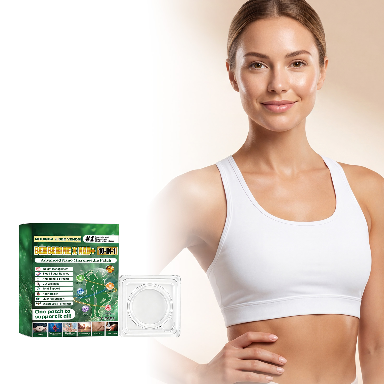 Compound Plant Extract Care Patch Mild Natural Formula Soft Skin Friendly Close Fit Tiny Portable Easy Attach Daily Skin Care