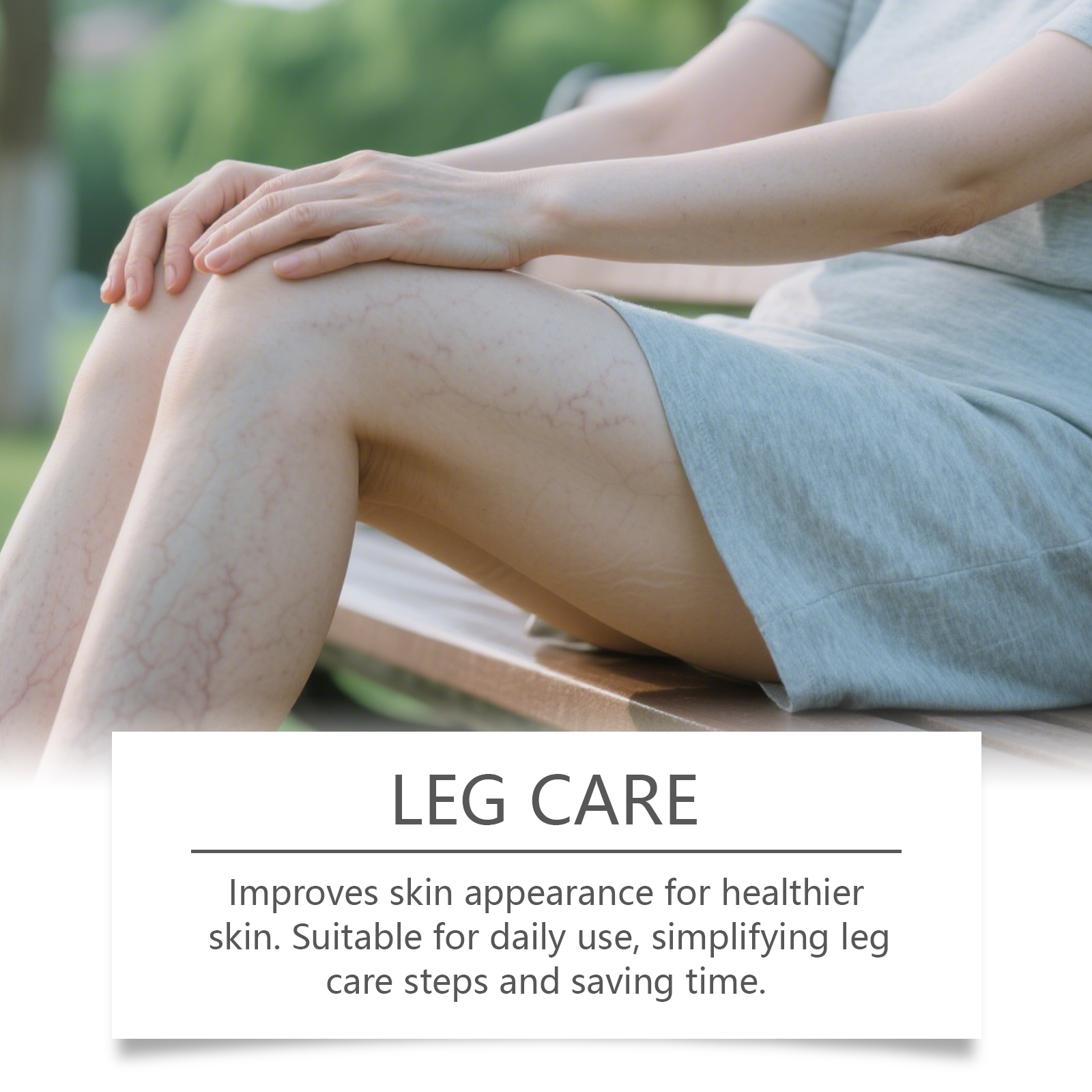 Leg Care Patch Mild Soft Smooth Lightweight Breathable Comfortable External Convenient Massage Leg Skin