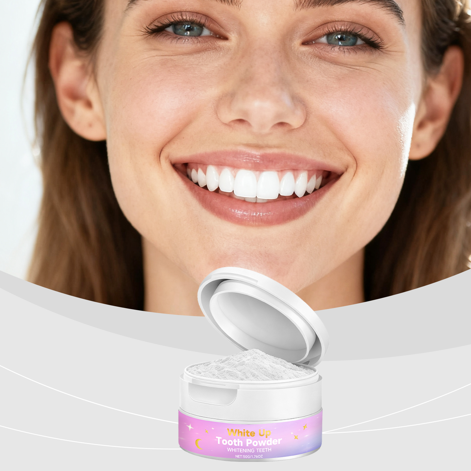 Brightening Care Tooth Powder Fine Texture Fresh Breath Multi Scene Applicable Oral Cleansing Dust