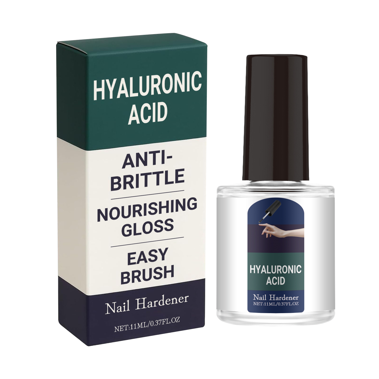 Nail Nourish Serum Mild Formula Protect Soft Natural Shiny Smooth Daily Maintain Hand Toe Nail