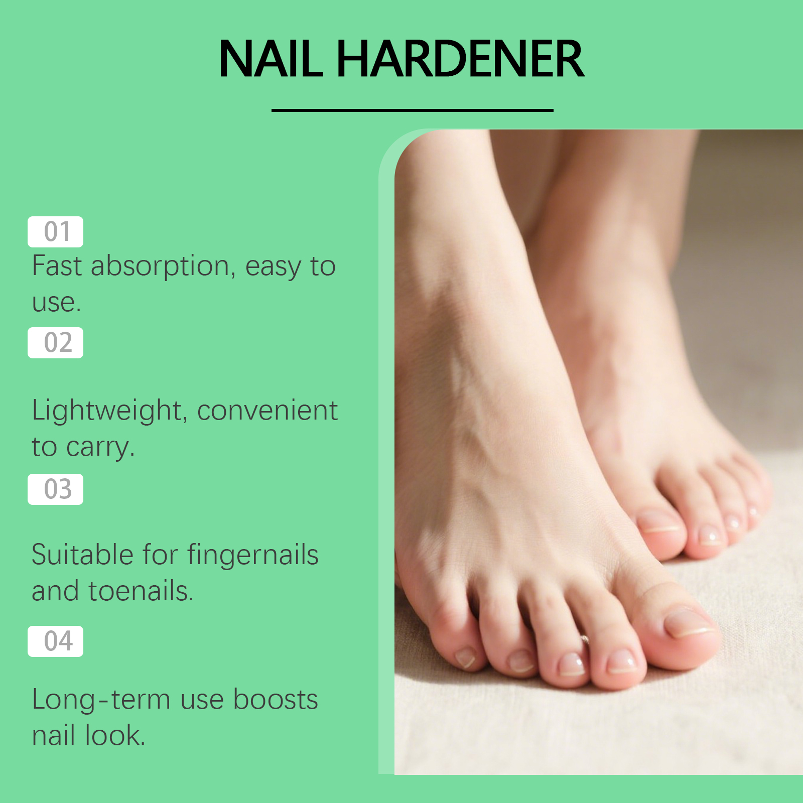 Nail Nourish Serum Mild Formula Protect Soft Natural Shiny Smooth Daily Maintain Hand Toe Nail