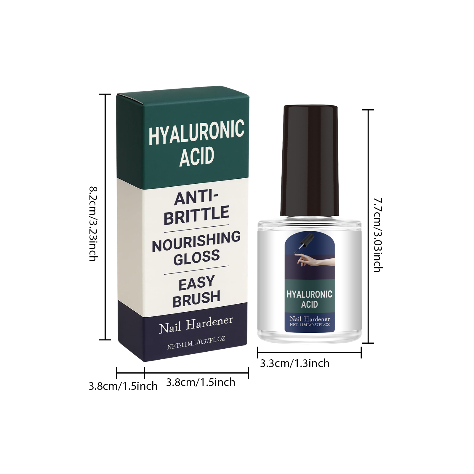 Nail Nourish Serum Mild Formula Protect Soft Natural Shiny Smooth Daily Maintain Hand Toe Nail